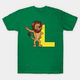 Letter L with Lion T-Shirt